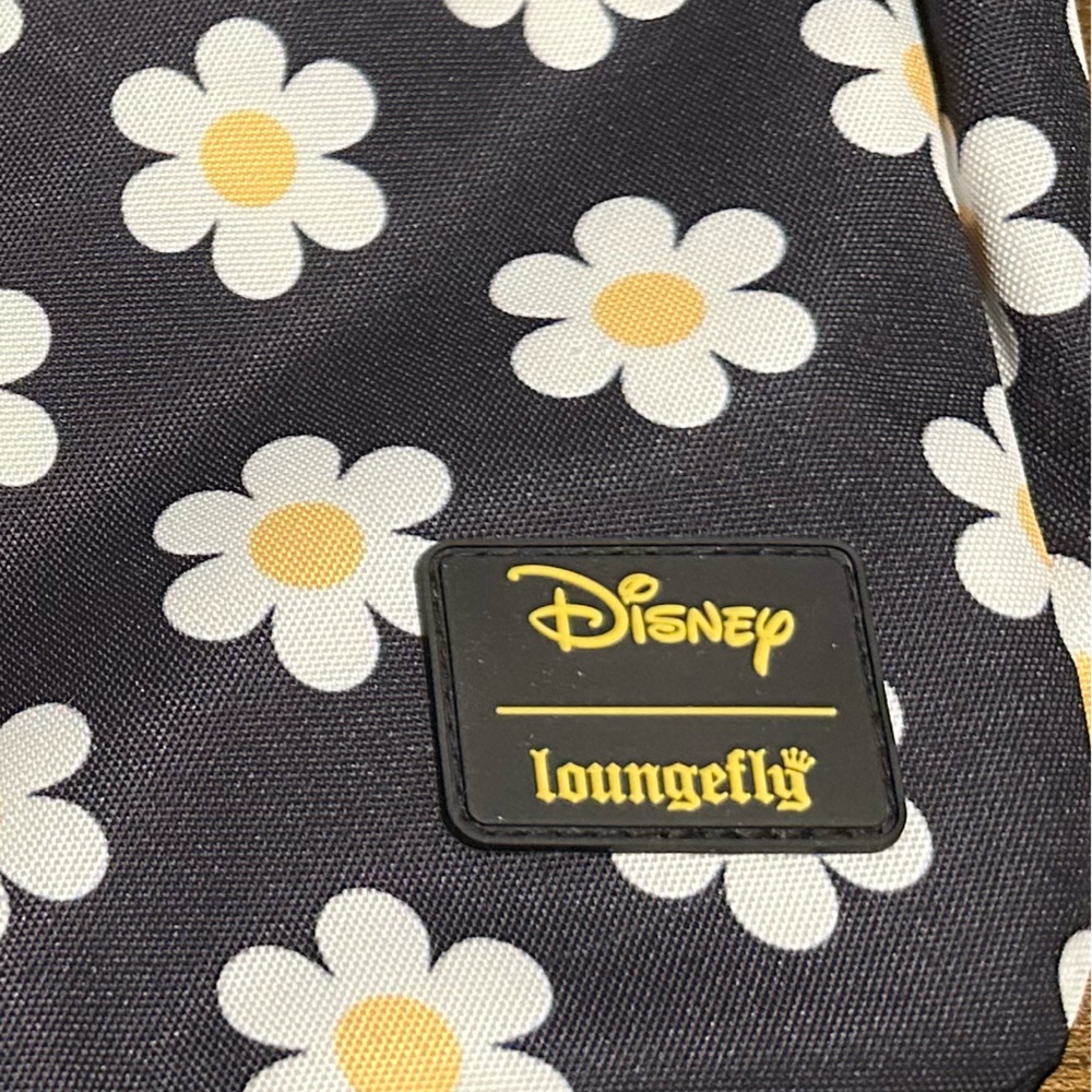 Loungefly Disney Minnie Mouse Flower Nylon Backpack - Picture 10 of 12